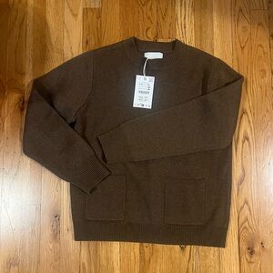 NWT Zara Kids Brown Sweater (like adult XS/S)